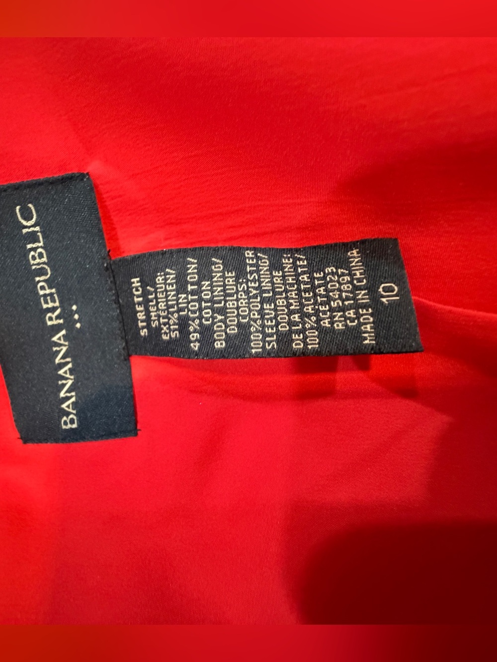 Banana Republic Vibrant Orange Tailored Blazer - Picture 12 of 13